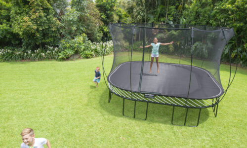 Springfree 13' x 13' Jumbo Square Smart Trampoline