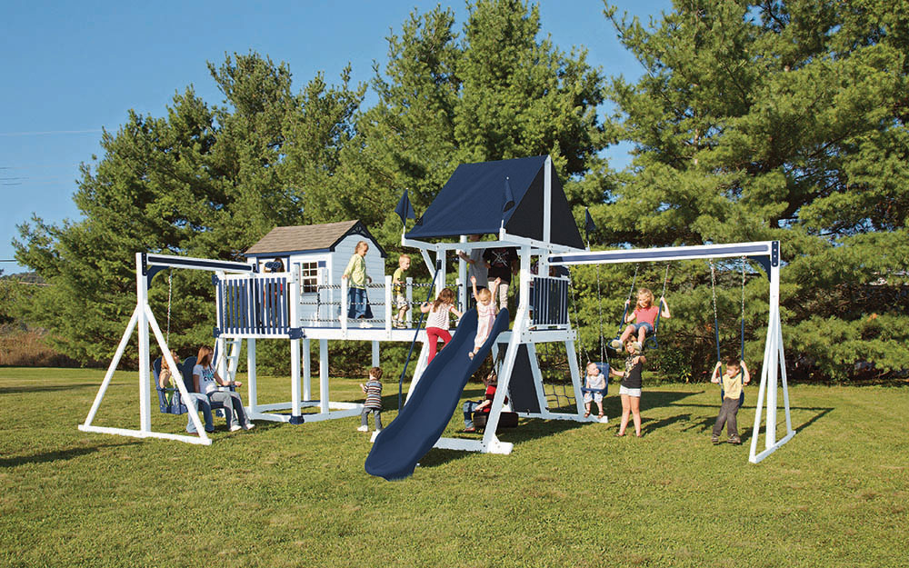 C8 BRIDGE ESCAPE Playhouse Swingset Toy Warehouse