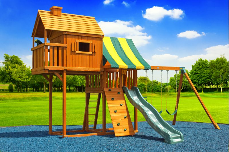 Sky Treehouse Cabin Playset Swingset & Toy Warehouse