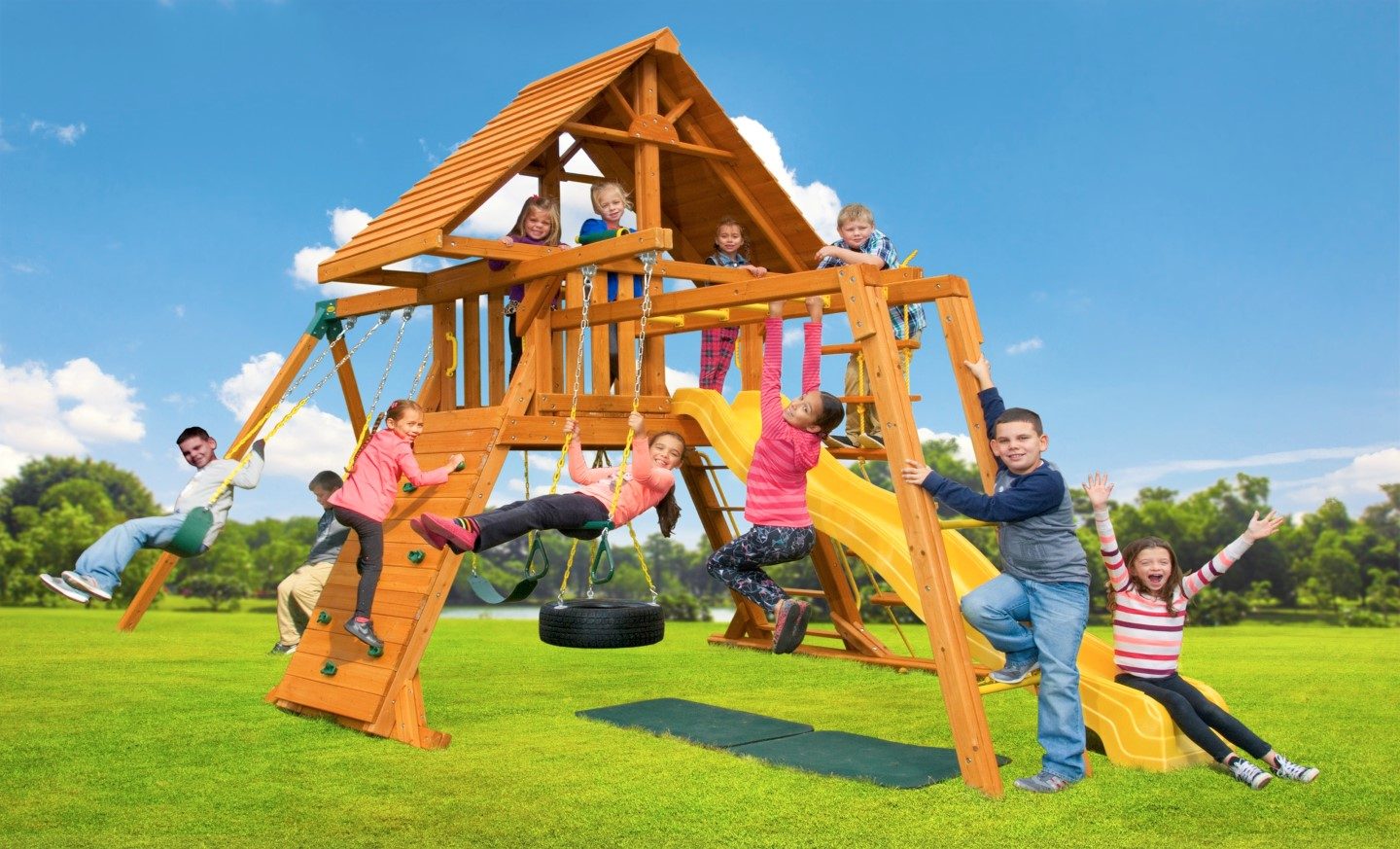 tire swing for swing set