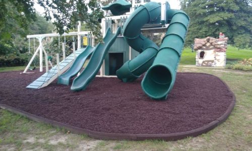 Rubber Mulch Playset