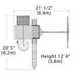 Olympian Outlook XL1 Dimensions