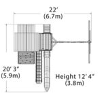 Olympian Outlook XL2 Dimensions