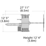 Olympian Summit XL1 Dimensions