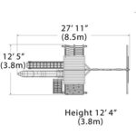 Olympian Summit XL2 Dimensions