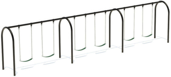 3.5" Arch Swing Frame 8ft- 3 Bay