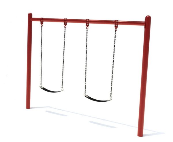 5" Single Post Swing Frame 8ft- 1 Bay