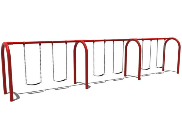 5" Arch Swing Frame 8ft- 3 Bay