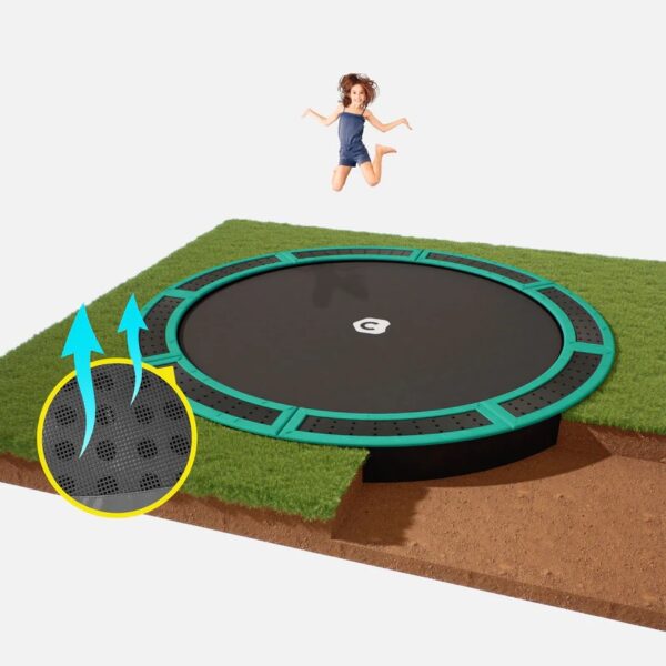 12' Round with Green Pad