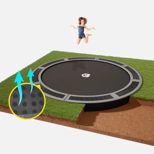 12' Round with Gray Pad