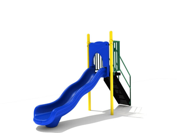 4' Free Standing Single Wave Slide