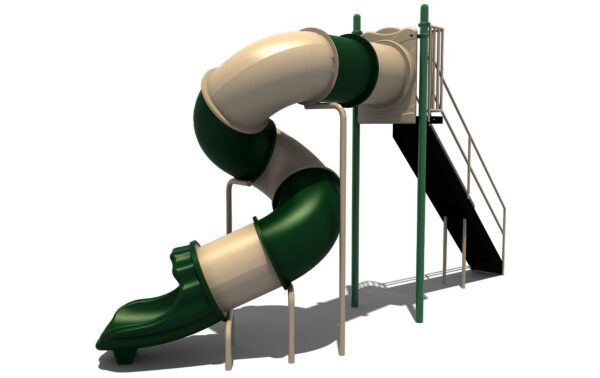 8' Free Standing Spiral Tunnel Slide
