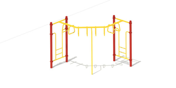 90 Degree D-Shape Challenge Ladder
