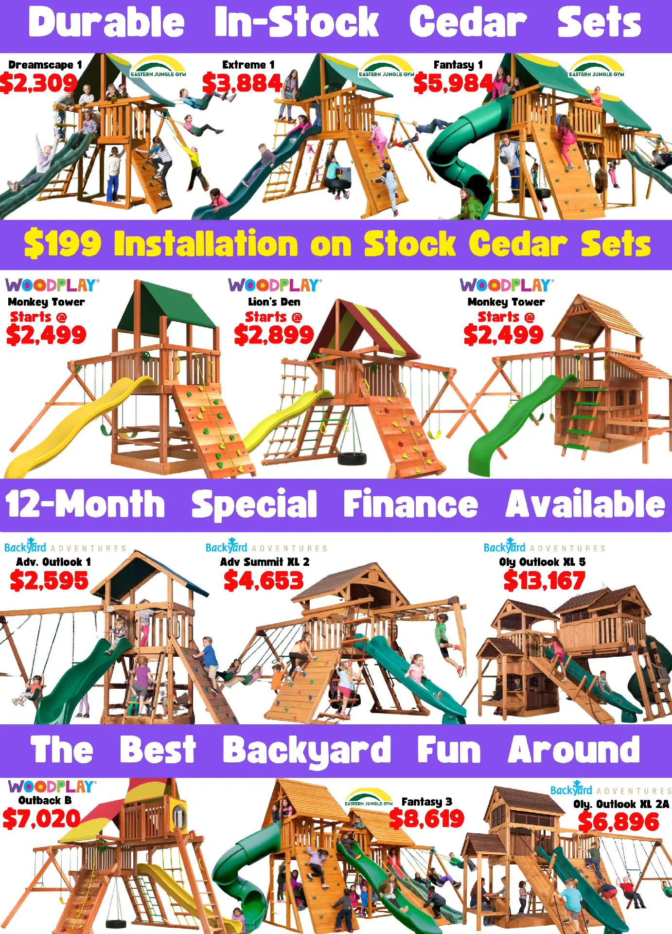 Swingset promotional flyer: July 2026