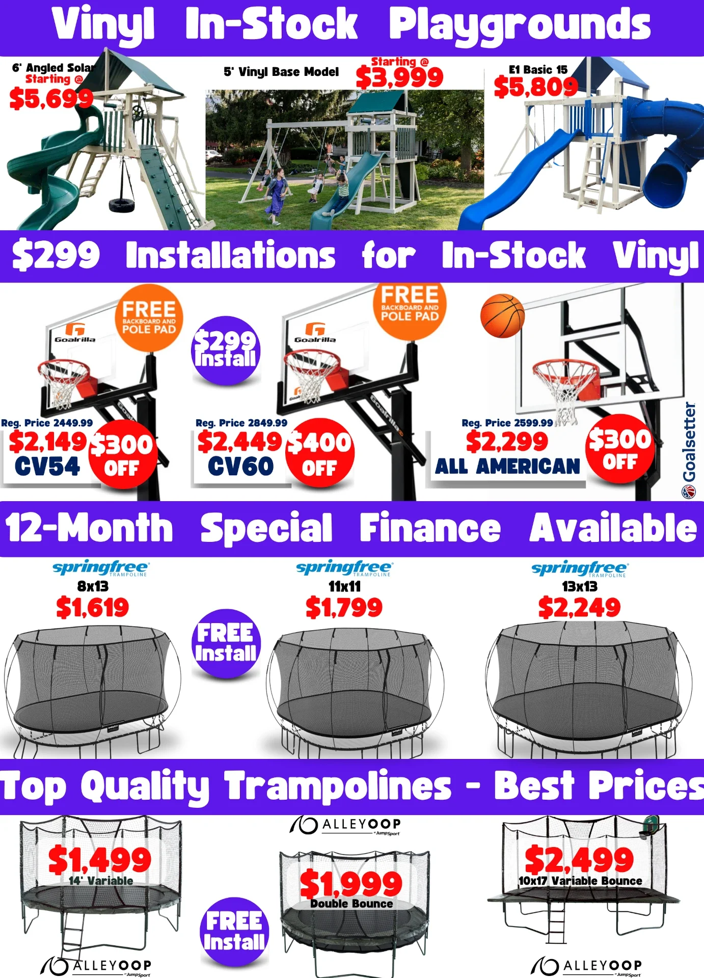 Swingset promotional flyer: Promo Page 2
