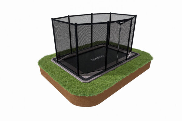 12' x 8' North Trampoline Enclosure Net