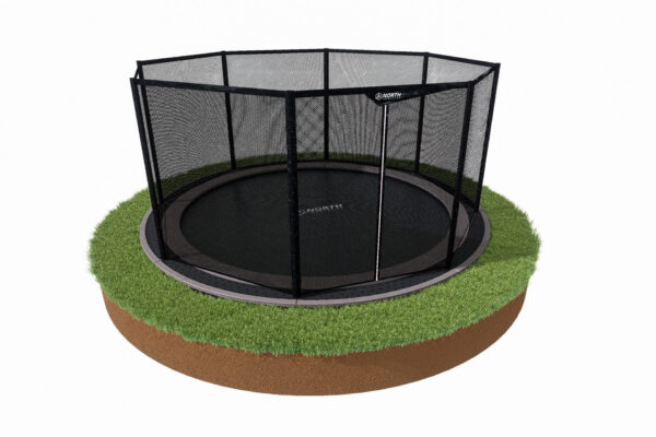 14' Round North Trampoline Enclosure Net